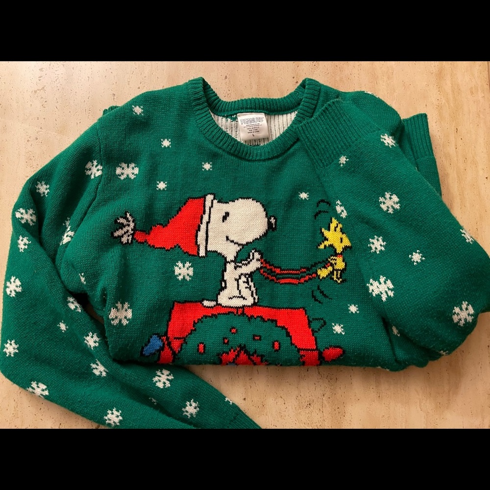 Peanuts Christmas sweater